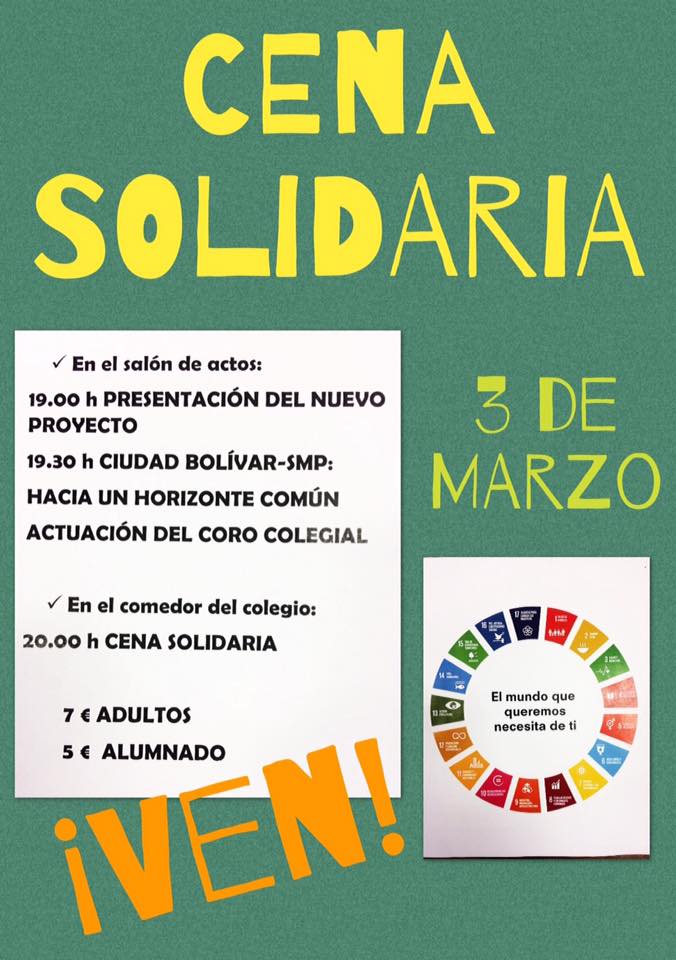 Cena Solidaria en STA. MARÍA DEL PILAR - MADRID