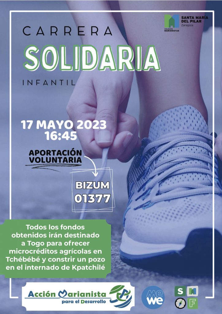 Carrera Solidaria en el colegio Santa Mª del Pilar - Zaragoza
